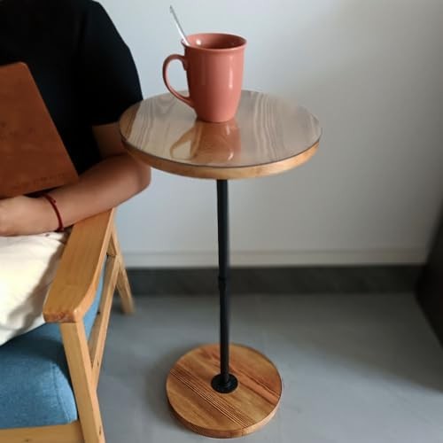 Round Side Table, Small End Tables for Small Spaces,Ideal As A Side Table Next