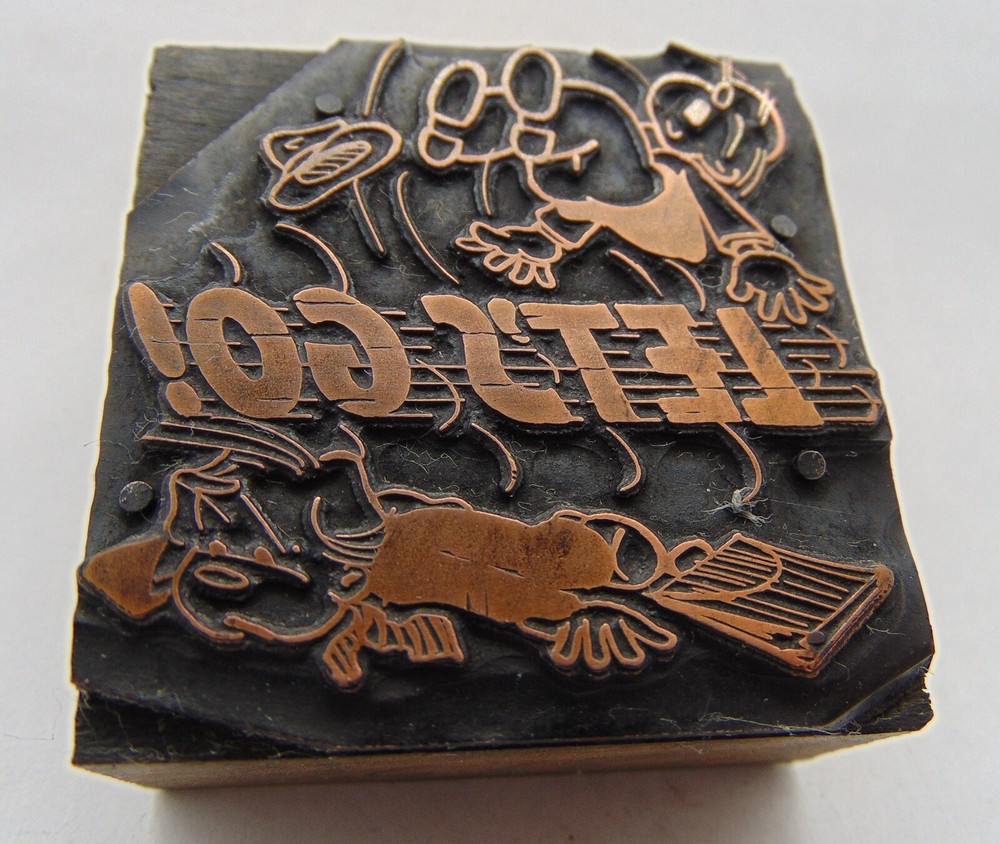 Printing Letterpress Printers Block Let's Go!