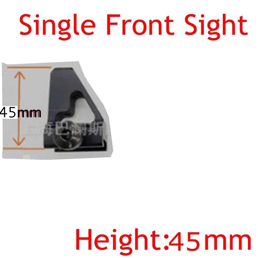 Metal Carry Handle Front Sight Mount Removable Adjust Low Profile Mount As Pic 1