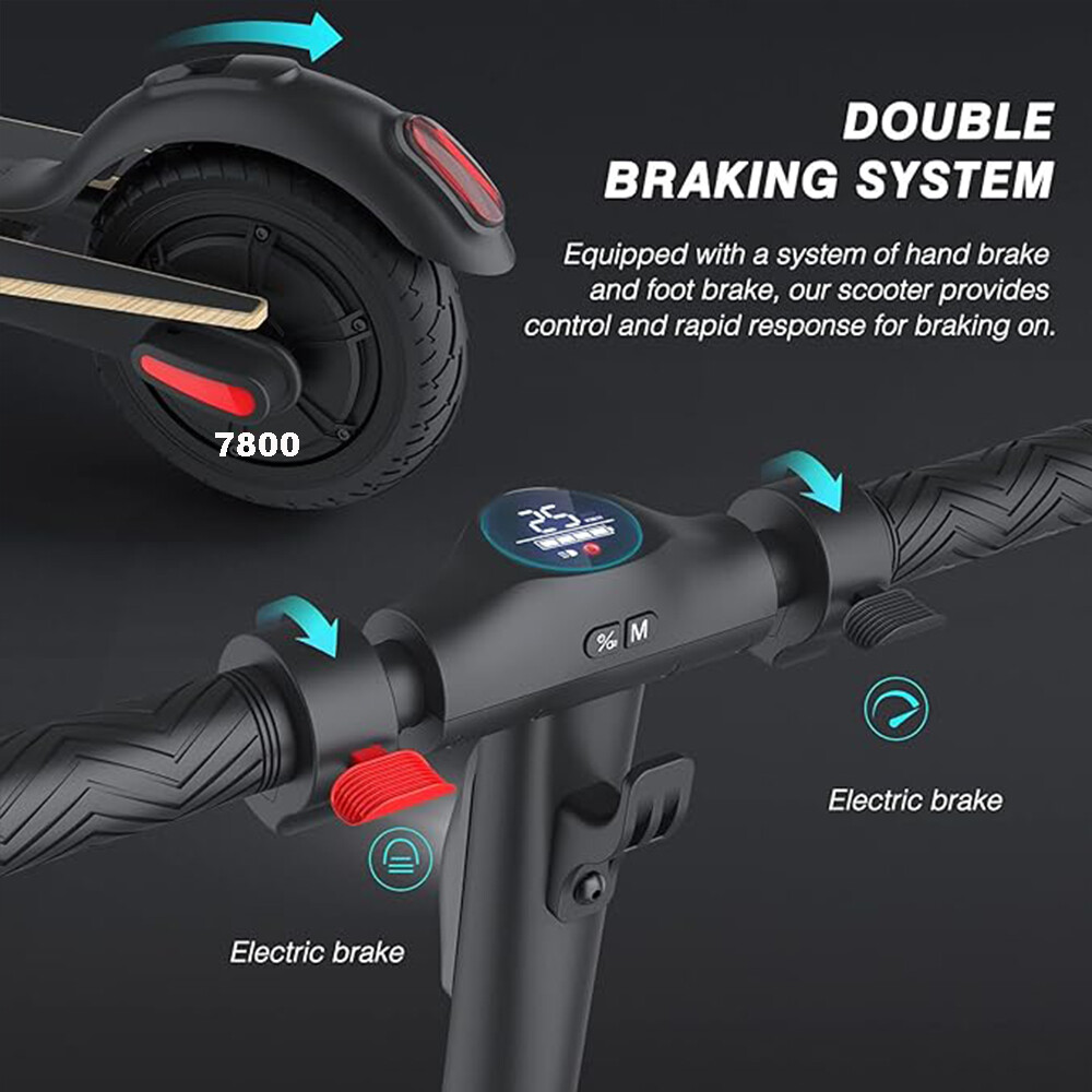 2025 Adult Electric Scooter Foldable Long Range High Speed 25KM/H Urban Commuter