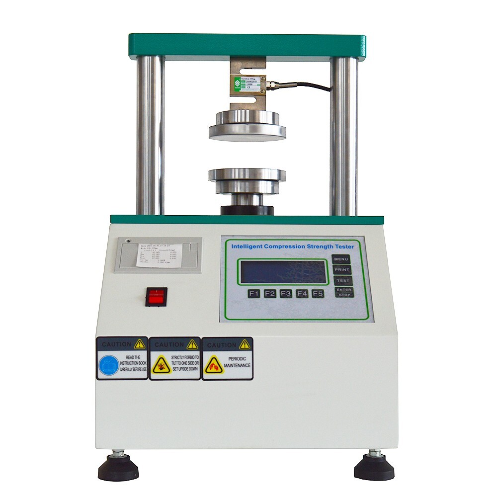 110V Paper Ring Crush Tester Compression Cardboard Compression Strength Tester