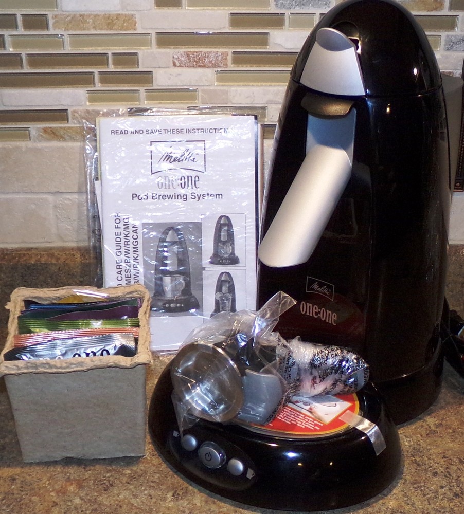 Melitta One:One Pod Brewing System Coffee/tea w/ Java pods New/Open Box TESTED!