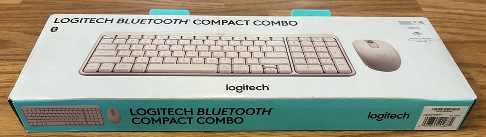 Logitech Compact Bluetooth Keyboard & Mouse Combo - Rose Pink 920-013509