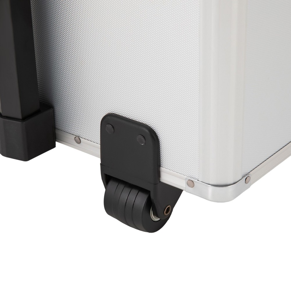 Waterproof Document Box Locking Mobile File Storage Organizer Aluminum Alloy