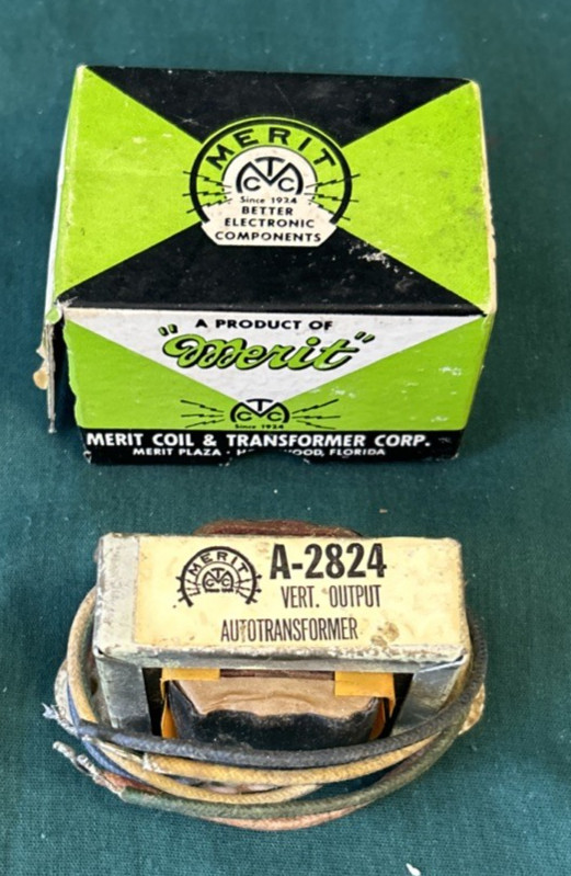 MERIT COIL & TRANSFORMER A-2824 Vert. Output Autotransformer Issues July 55