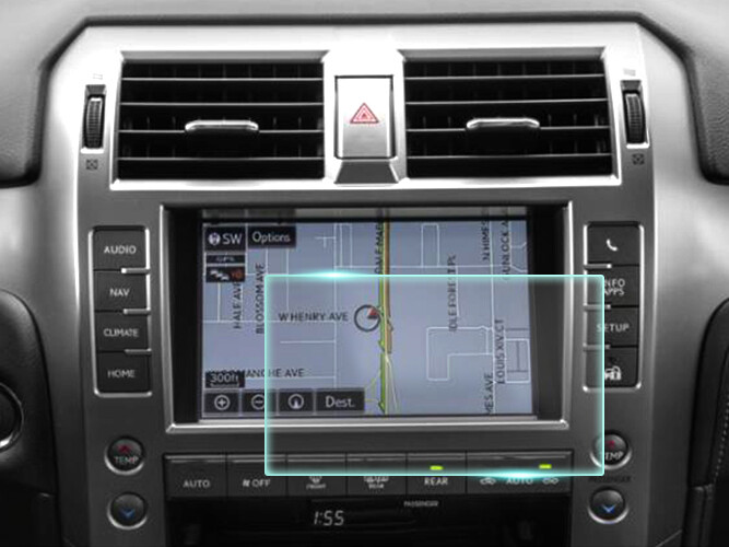 Crystal Clear Screen Protector for 2019 Lexus GX Vehicle Navigation