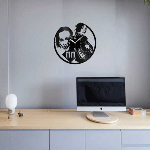 Marilyn Manson Vinyl Record Wall Clock Decor Handmade 2913