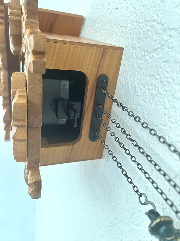 VINTAGE KAISER QUARTZ CUCKOO CLOCK BIRDS GERMAN