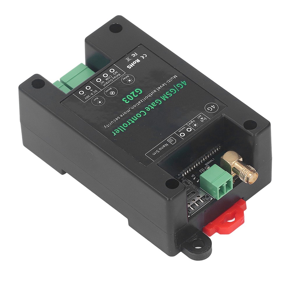 G203 GSM Gate Opener 3G 4G Door Access Remote Controller Support Remote DC9V‑36V
