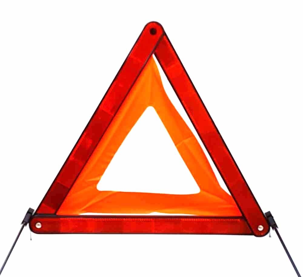 Car Eu Warn Triangular Shield Truck Emergency Breakdown Accident Stadium Cover
