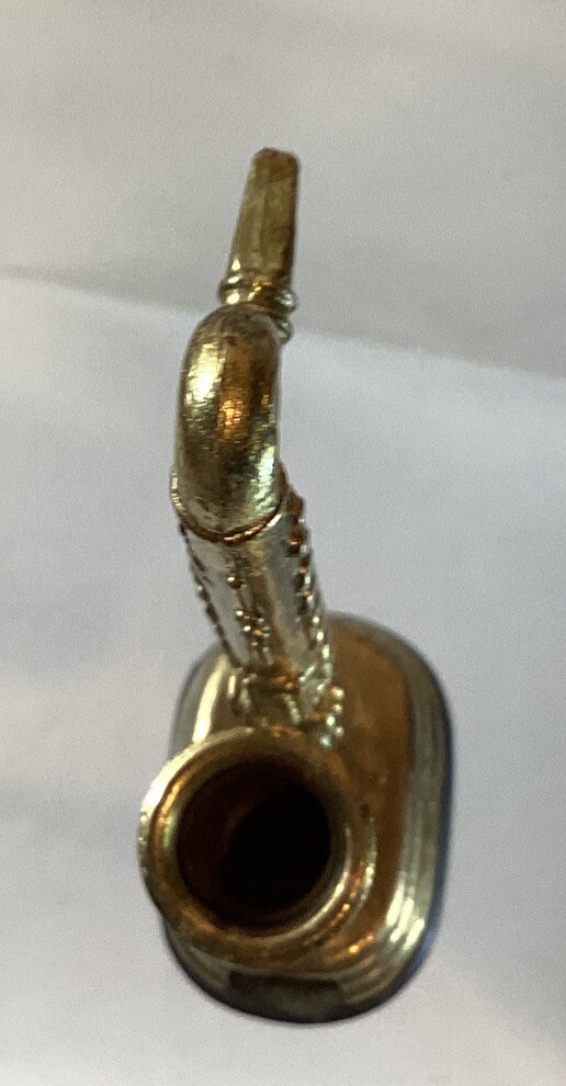 Diecast Bronze Pencil Sharpener Saxophone