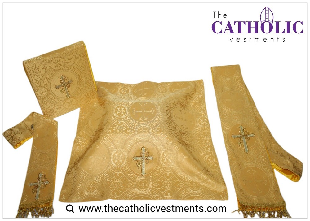 Gothic Vestments & Mass Sets Yellow ( V_COLLAR)