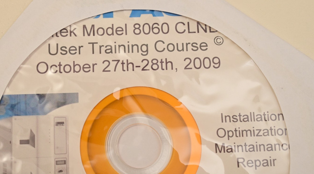 Antek Model 8060 Nitrogen Specific HPLC Detector Training Course CD-ROM