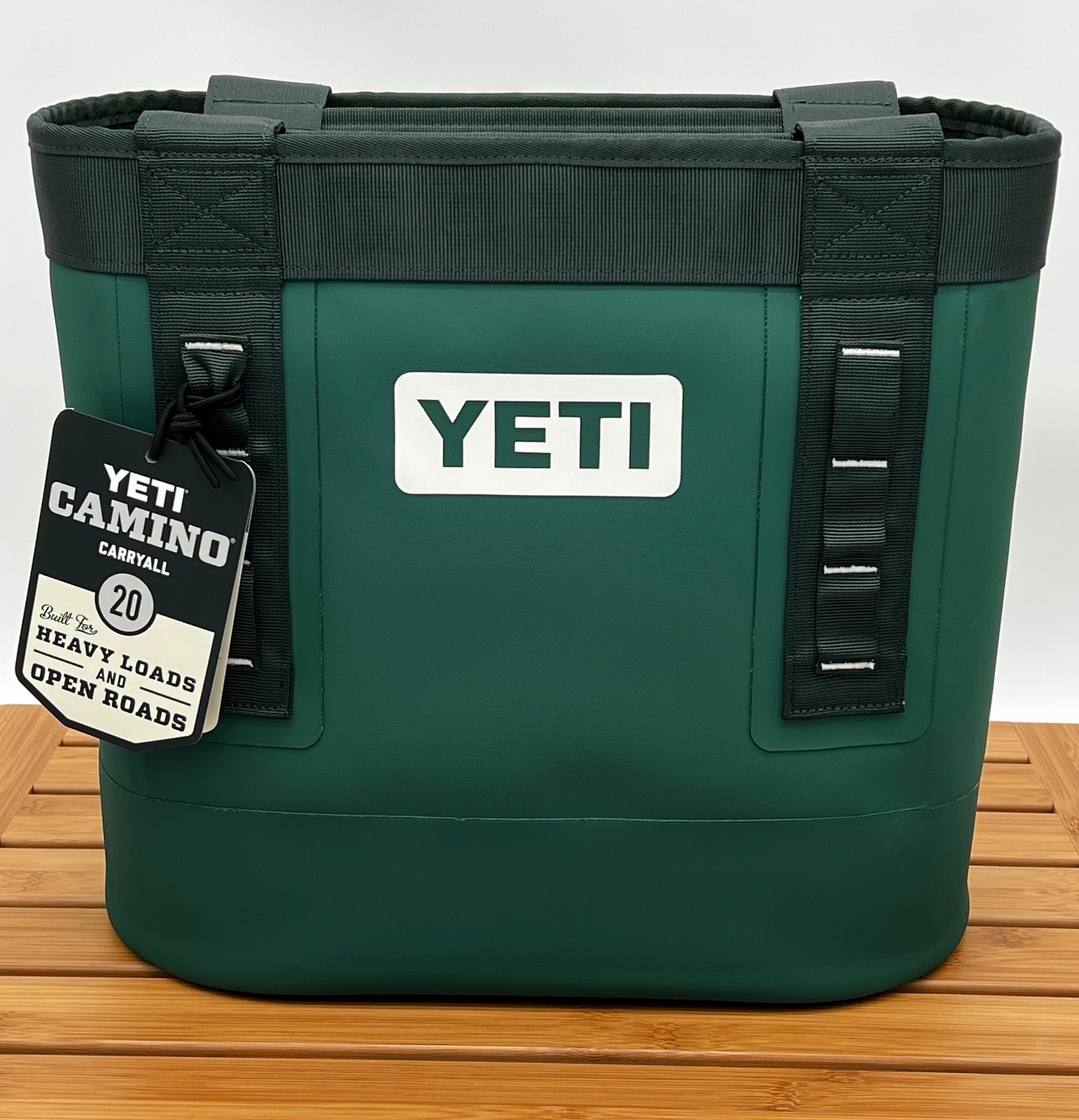 YETI Camino 20 Carryall – Black Forest Green | Waterproof, Rugged Tote