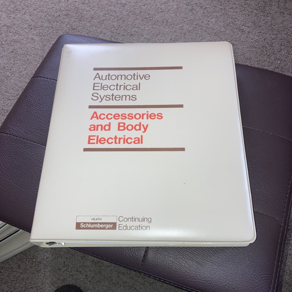 1978 Comlete Set Heath Schlumberger Automotive Electrical Systems