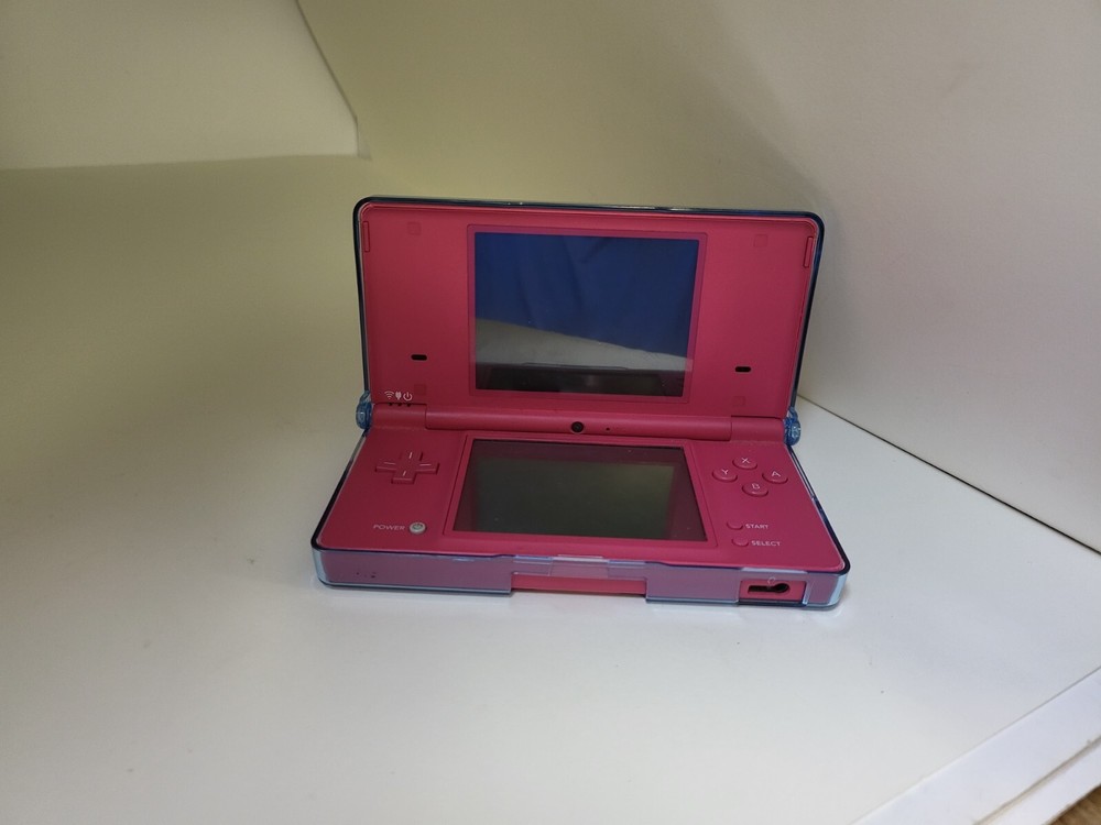 NEW Clear Blue console Shell Case + 2 Stylus & Screen protector for Nintendo DSi