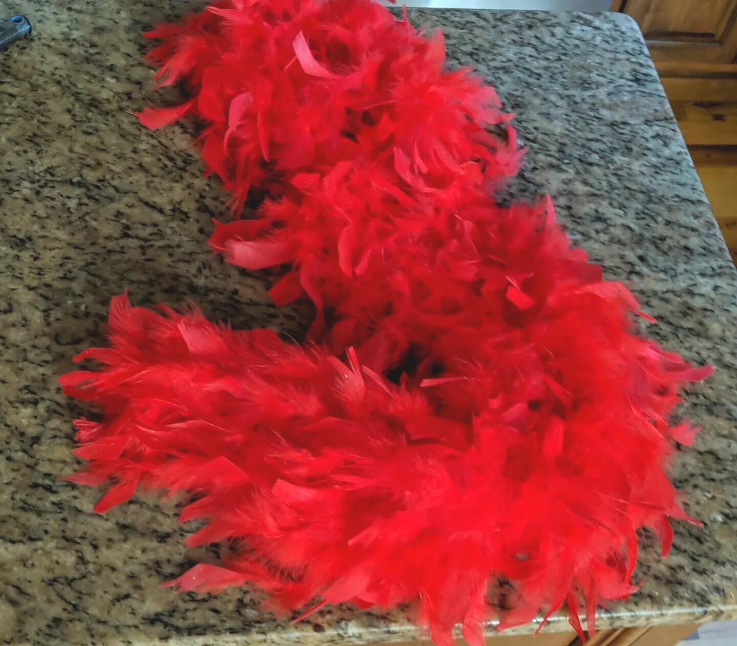 Red Feathers Boa String 6 Feet Long Accent Dance Piece Costume Sexy