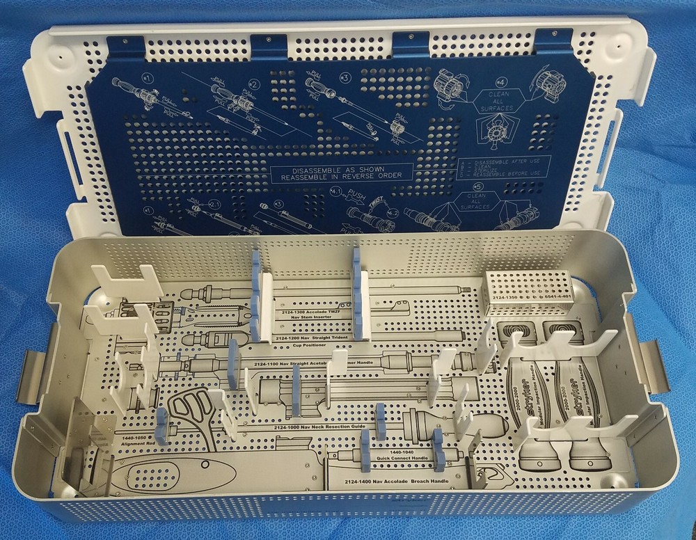 STRYKER 2124-3000 Hip Instruments Tray (Case Only)