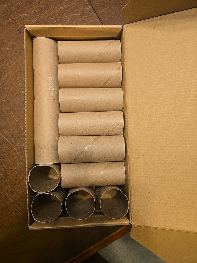 20 Empty Toilet Paper Rolls - Great For Craft Projects