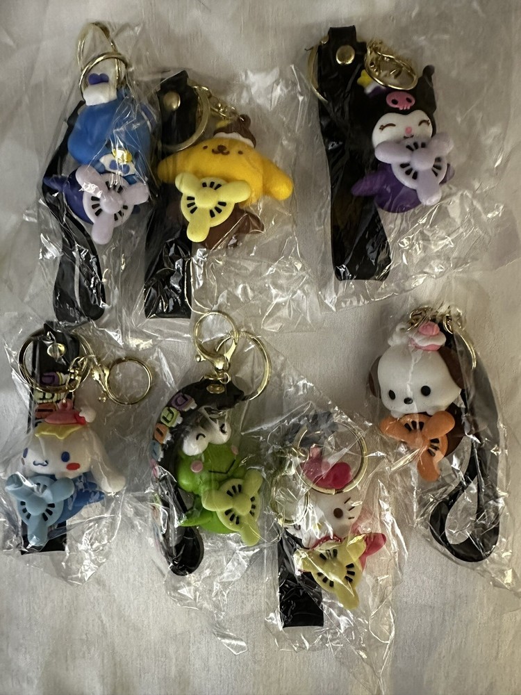1 Piece Silicone Keychain. Various Assortments. Please Read Description.