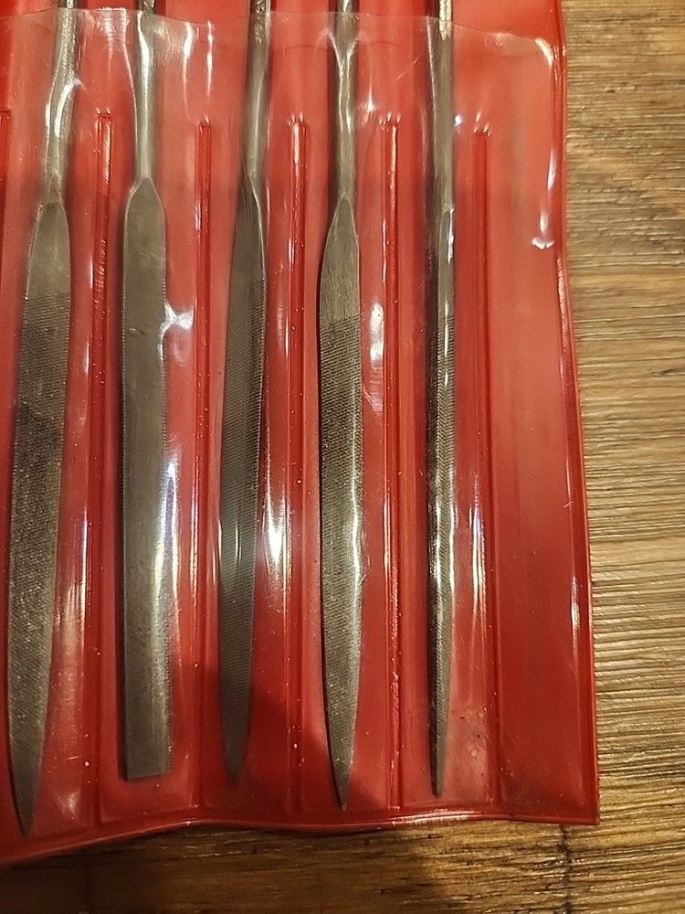 *SNAP ON TOOLS HBFN120 SWISS PATTERN MINIATURE FILE SET WITH 2 HANDLES