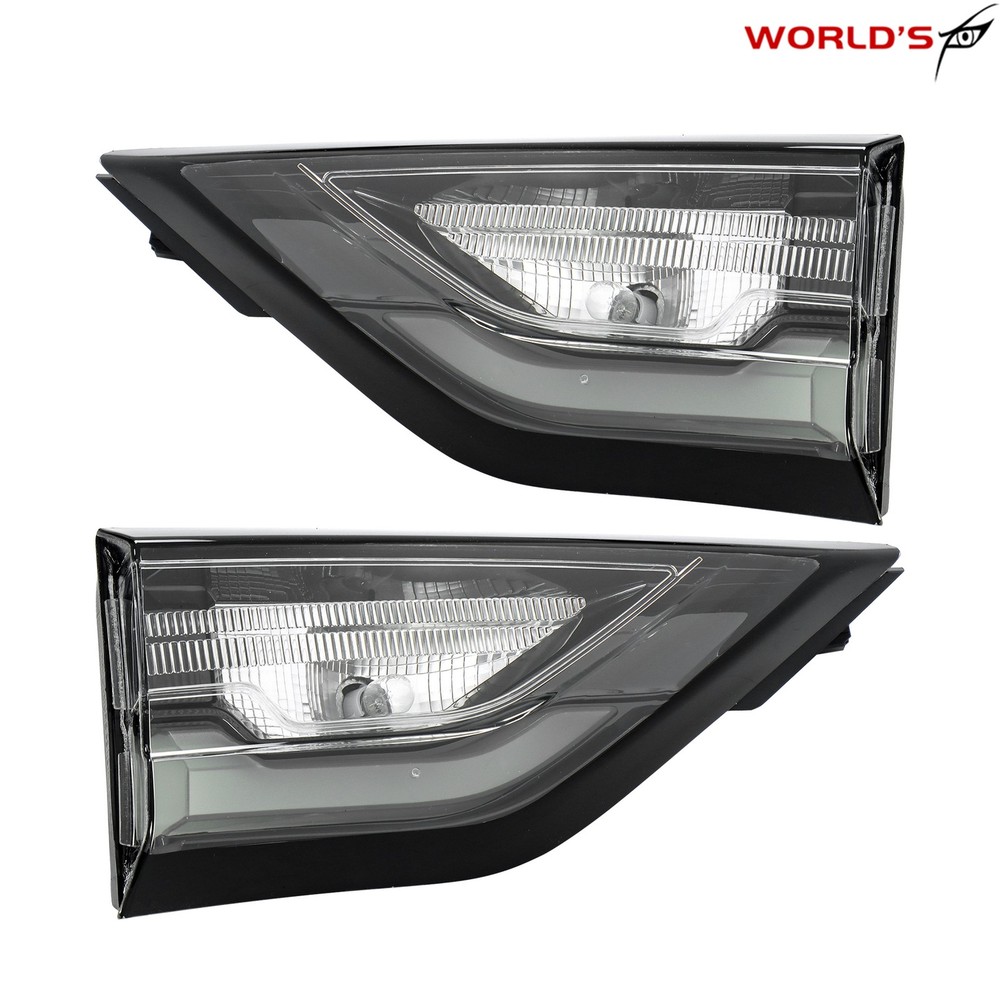 Inner Left+Right Side Tail Lights For Chevy Traverse 2018-2021 LED Tail Lamps