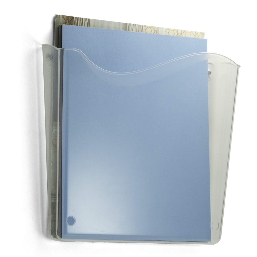 Officemate Unbreakable Wall File, Vertical, Clear 21674