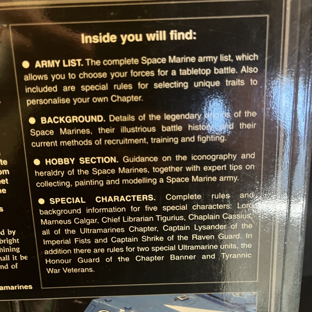 Games Workshop Warhammer 40k Space Marines Codex 4th edition