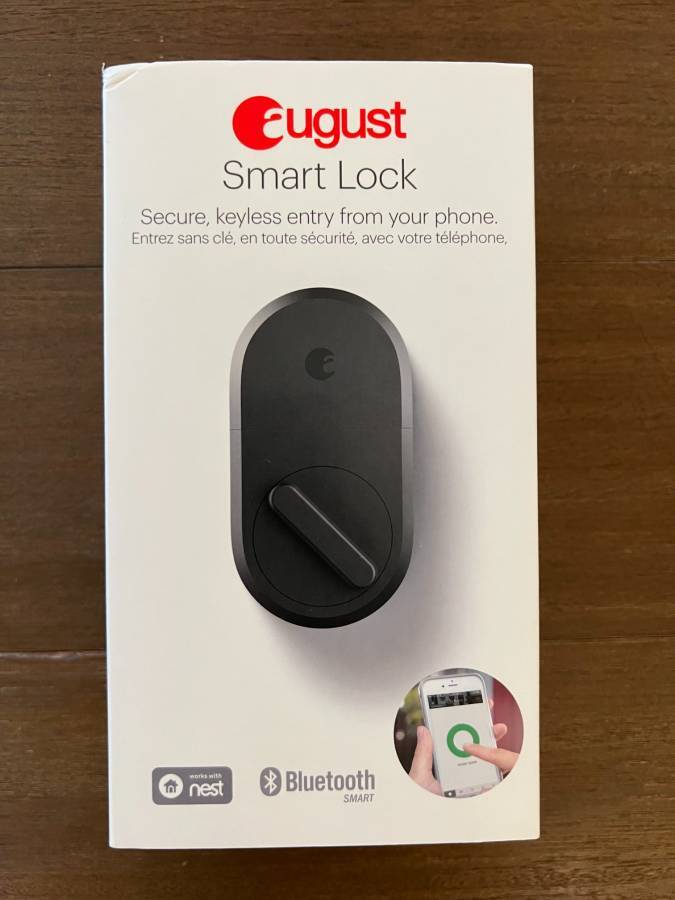 August Smart Lock (3rd Gen) - Dark Gray
