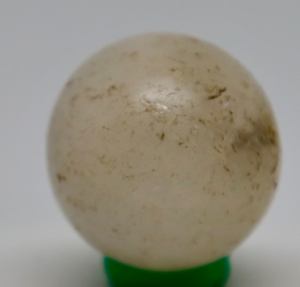 ancient unique white agate bead 21.5mm / 20.5mm