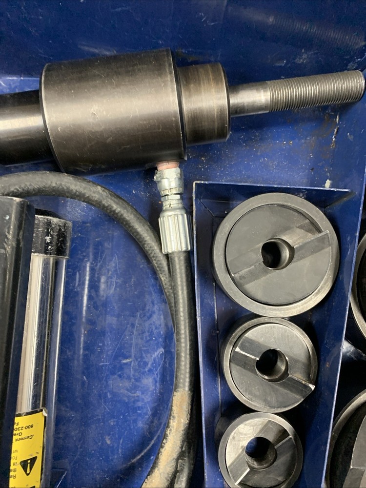 Current Tools Hydraulic Knockout Set Model 154 PM - 1/2” To 4” Set Complete