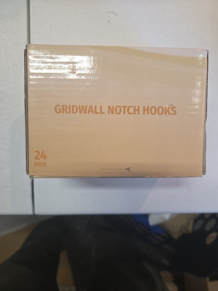 24 Pack Gridwall Notch Hooks