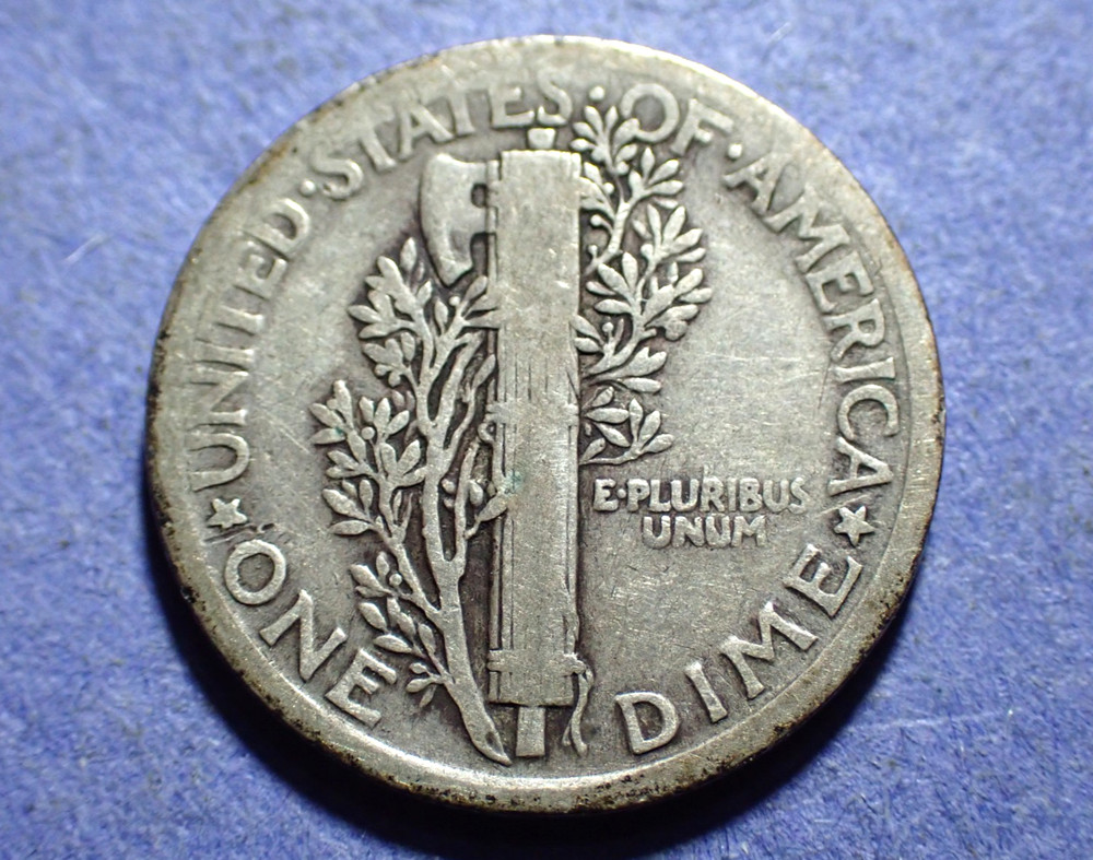 1921 Mercury Dime VG