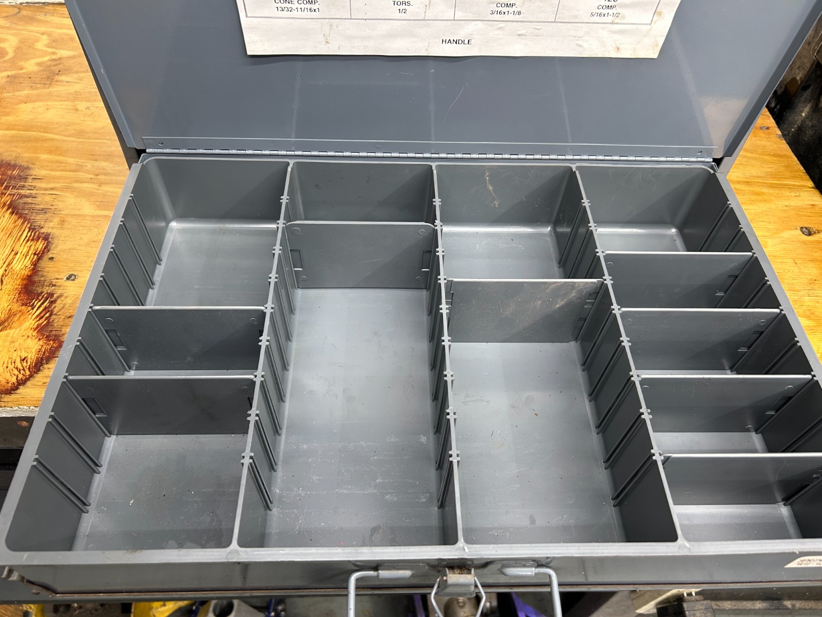 Durham Mfg Two Drawer Cabinet Removable and Divided Approximately 20"W 16"D 8"T