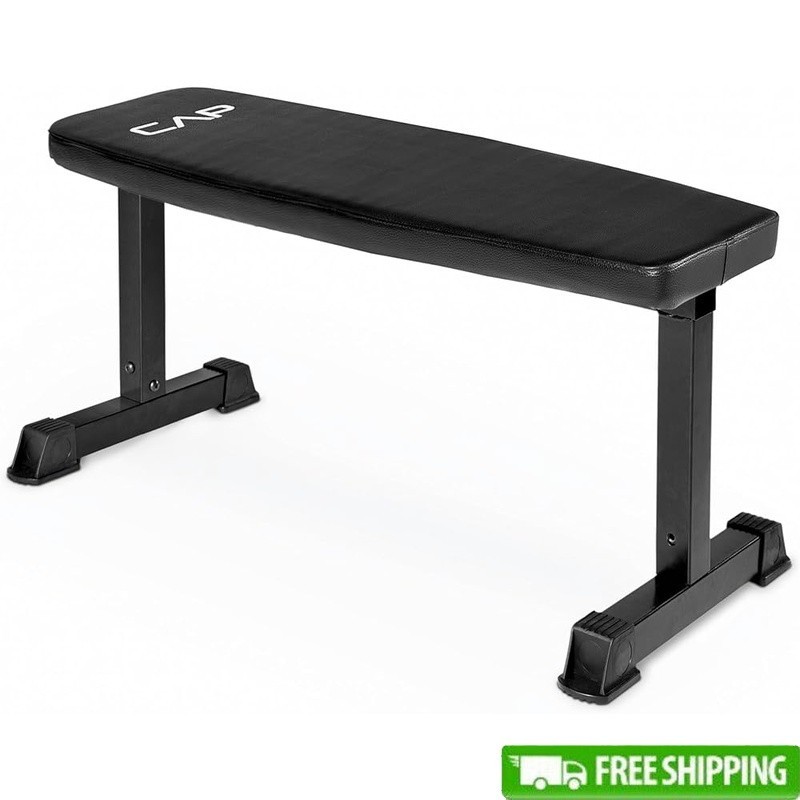 Flat Weight Bench Home Gym Strength Training Exercise Multipurpose Workout New