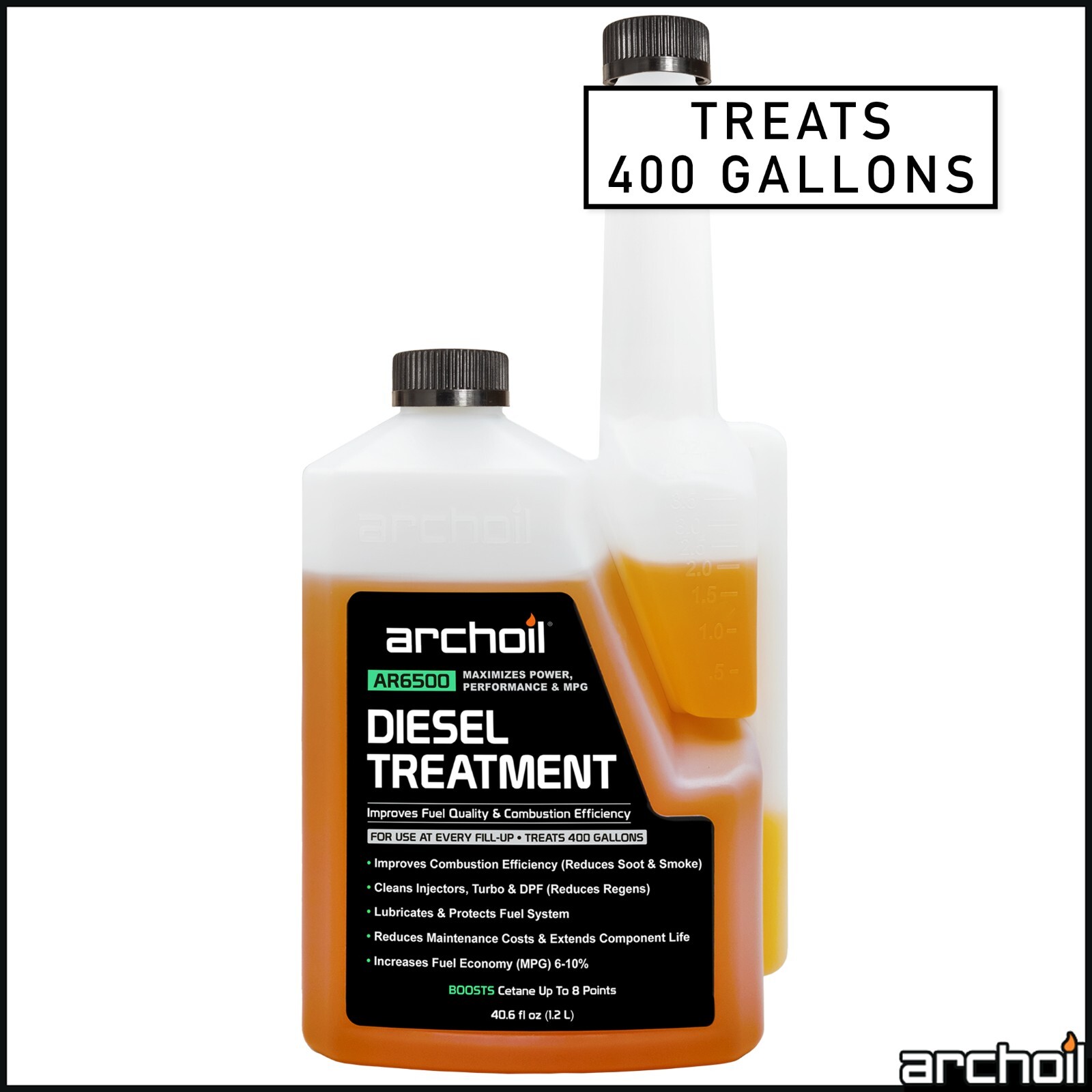 Archoil AR6500 Diesel Treatment (40.6oz) - Treats 400 Gallons