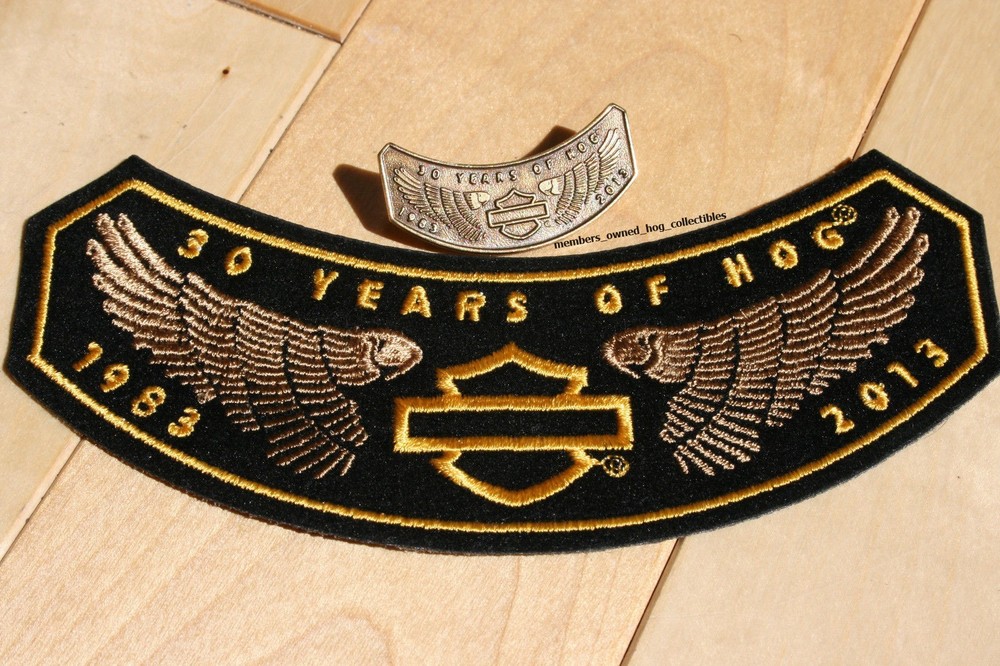 2013 HOG Patch & Pin membership set - Harley Owners Group