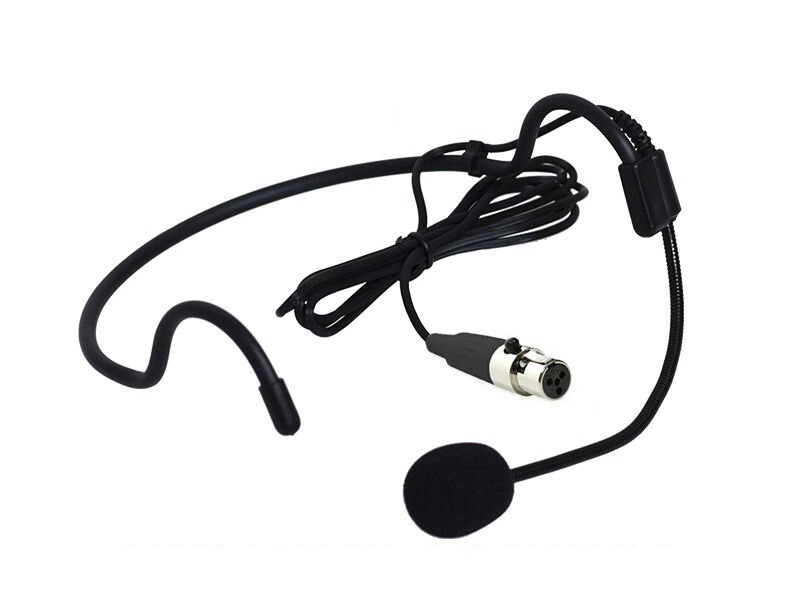Headset Headworn Microphone for Shure MXW1 Hybrid Wireless Bodypack Transmitters