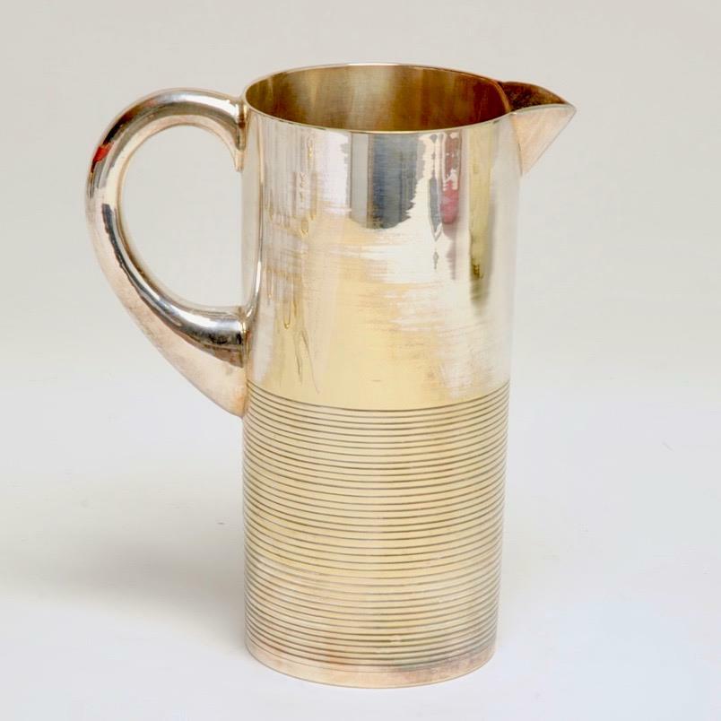 DEPARTMENT 56 MODERNIST STYLE SILVERPLATED PITCHER