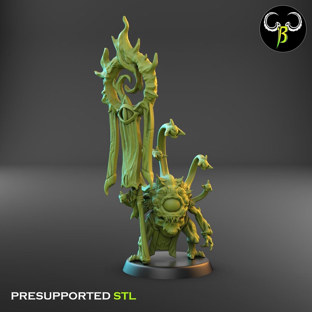 12 DiscEyeples, Dark Legions, 3D Printed ClayBeastCreation