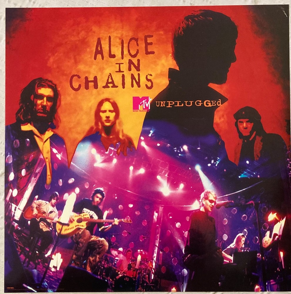Alice In Chains 1996 Promo Poster MTV Unplugged Q