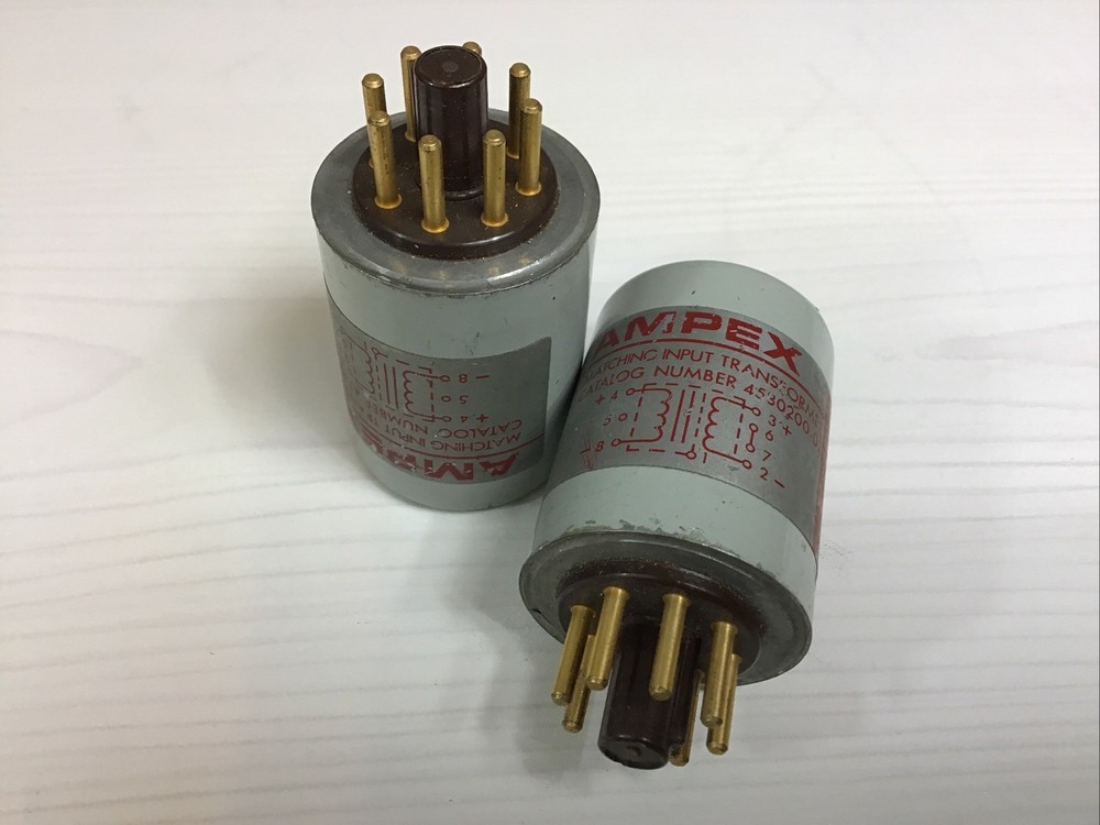Pair of AMPEX 4580200-02 Matching Input Transformers 440