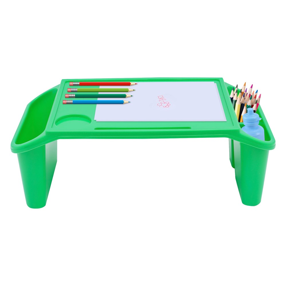 6Pcs Children Kids Lap Desk With Side Pockets Multipurpose Activity Dining Table