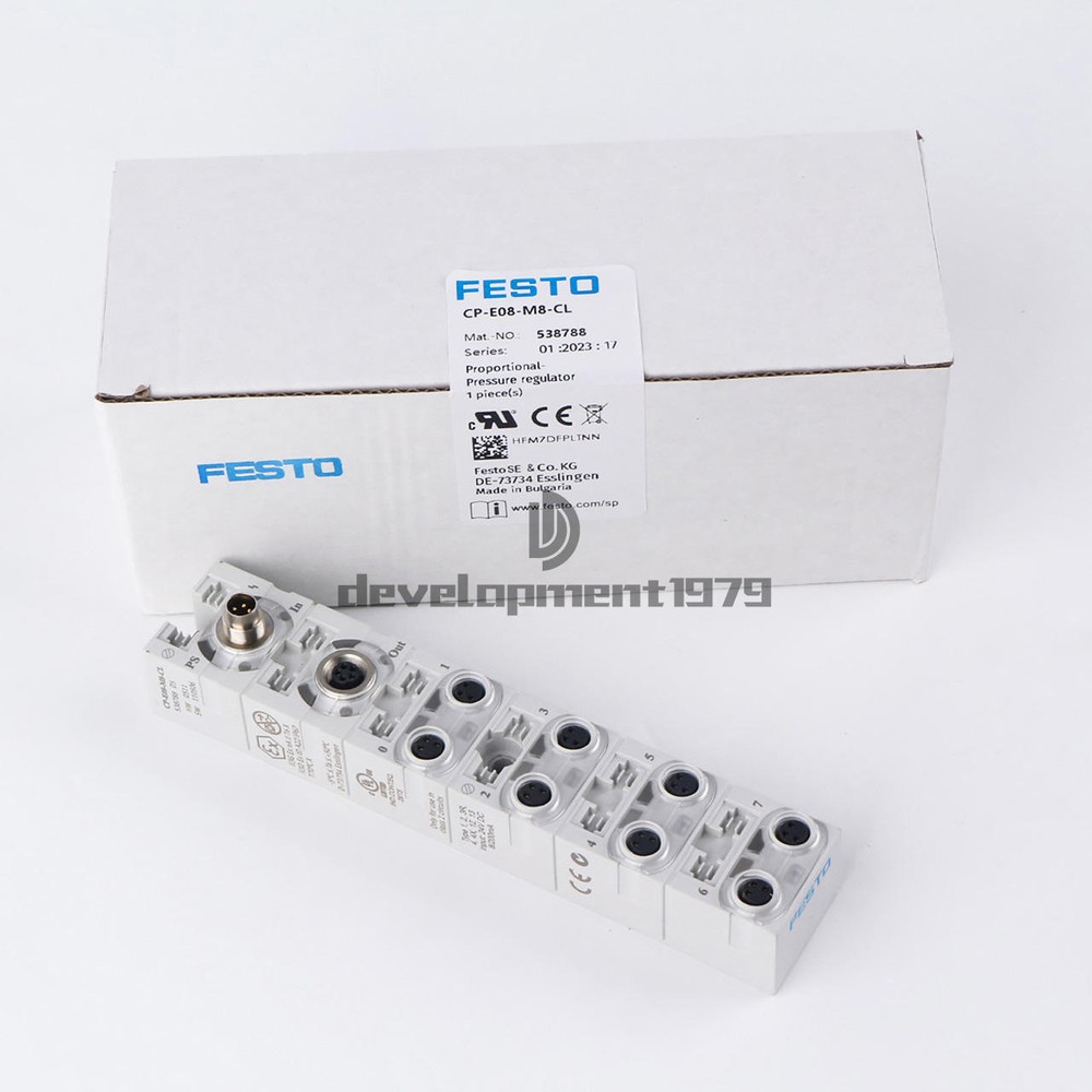 One New FESTO CP-E08-M8-CL 538788 Module