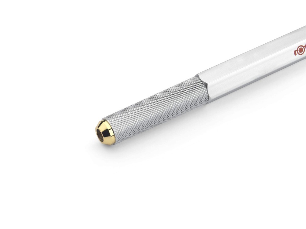 800 Retractable Ballpoint Pen, Medium Point, Silver