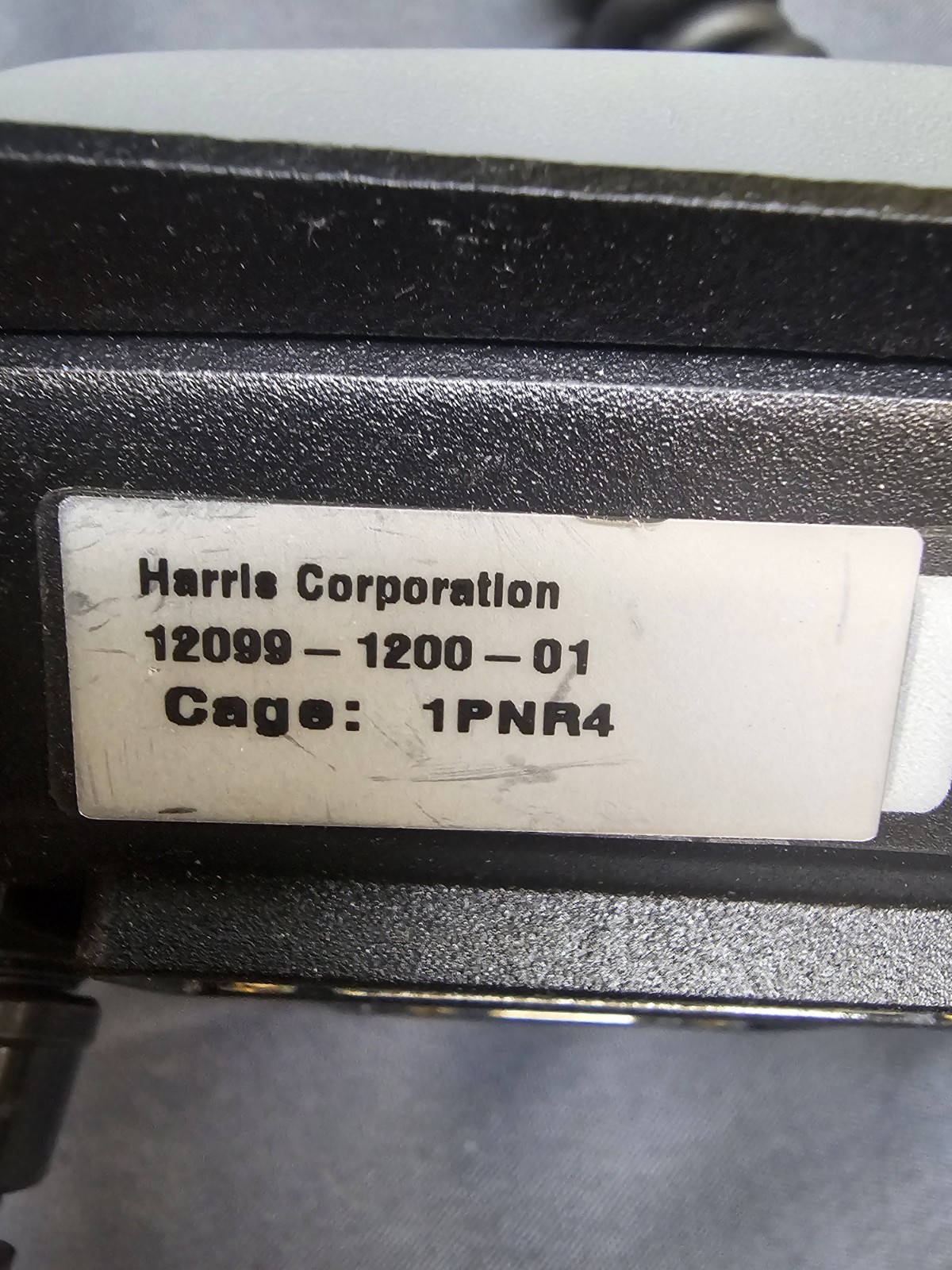 Harris UNITY CH-100 XG-100M VHF UHF Color Touchscreen Control Head w Mic