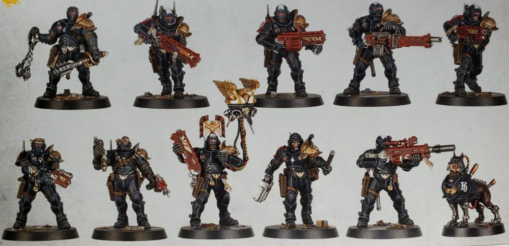 Warhammer 40k Kill Team Arbites Exaction Squad Soulshackle Figures And Bits