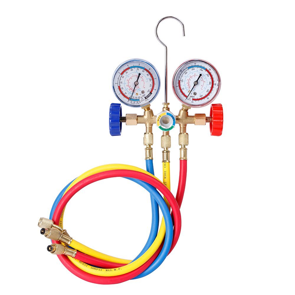 AC Diagnostic Manifold Gauge Set Charging Hose