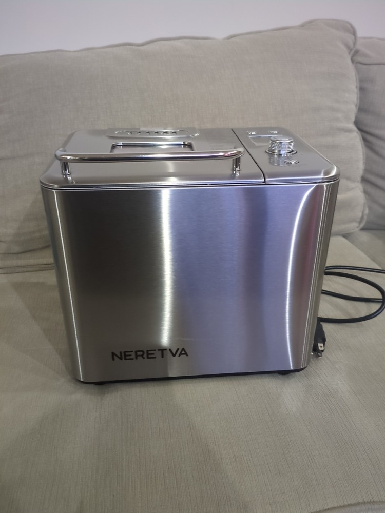 Neretva Bread Maker Machine , 20-In-1 2LB Automatic Breadmaker PE8866SU Silver