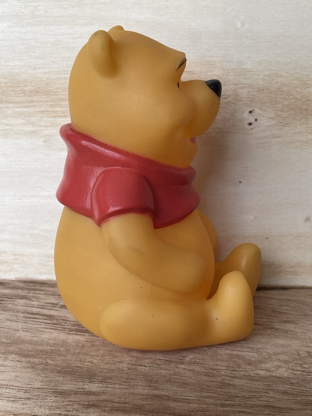 Vintage 90s Disney Winnie the Pooh Bear Squeaky Baby Toy The First Years